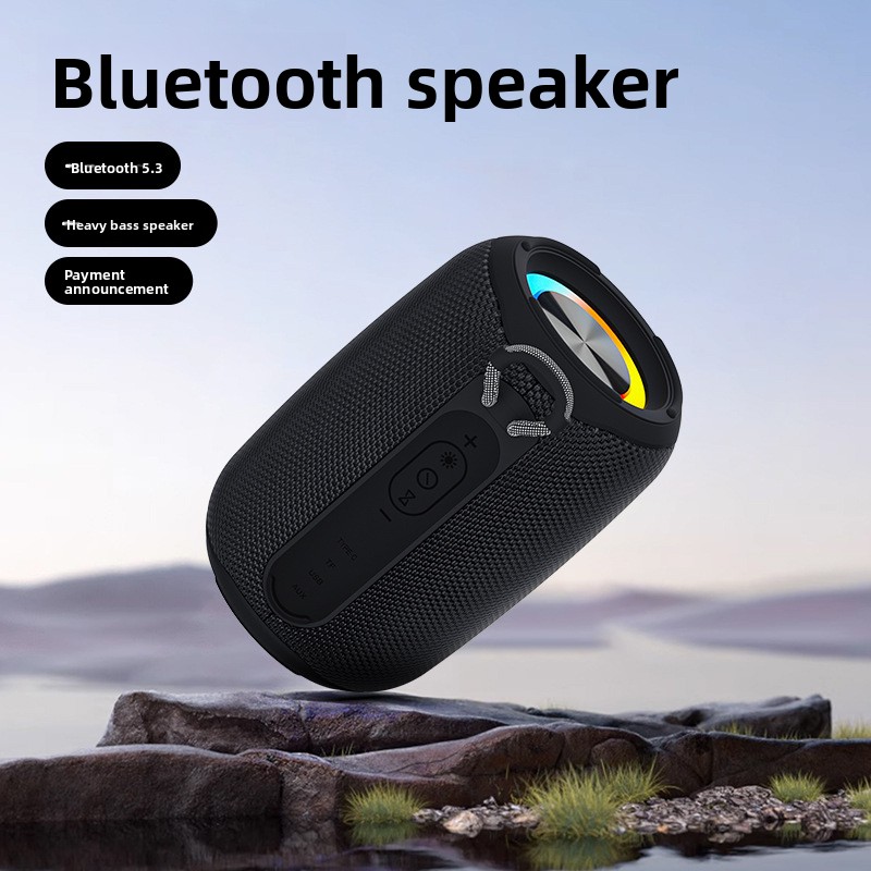 Bluetooth Speaker Waterproof - Subwoofer pesado Audio inteligente Fiesta al