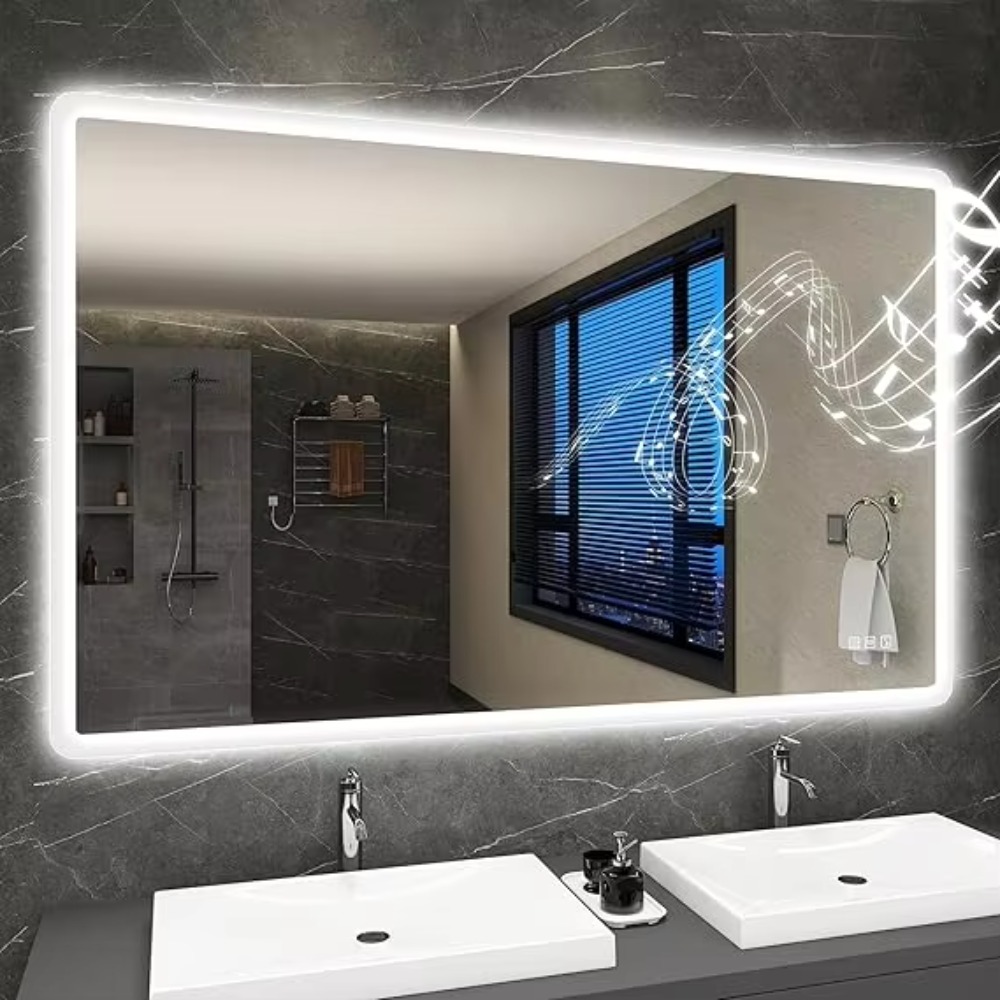 Bluetooth Speaker Waterproof - Espejo de Baño Moderno de Pared
