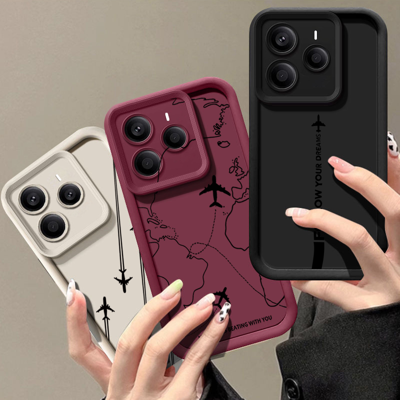 Xiaomi Redmi Note 14 - Funda de teléfono TPU con diseño