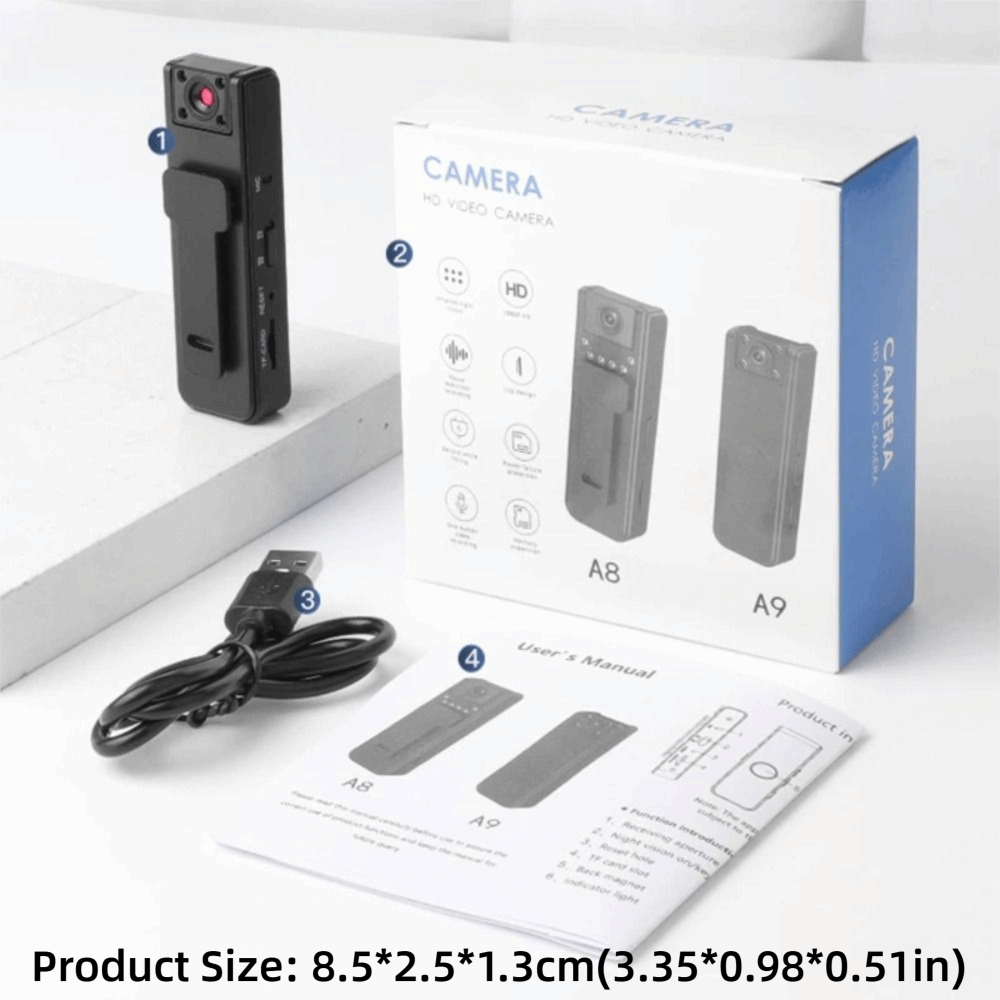 Mini Cámara Portátil A9 HD 108 - Compact Camera Mirrorless reseña y precio