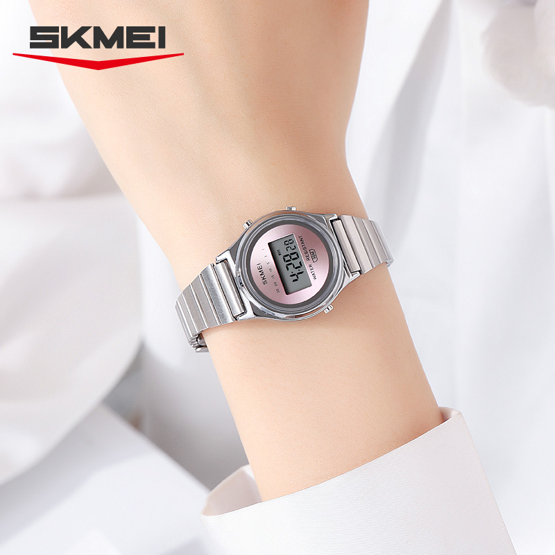 Reloj electrónico SKMEI 2521 a - Digital Alarm Clock reseña y precio