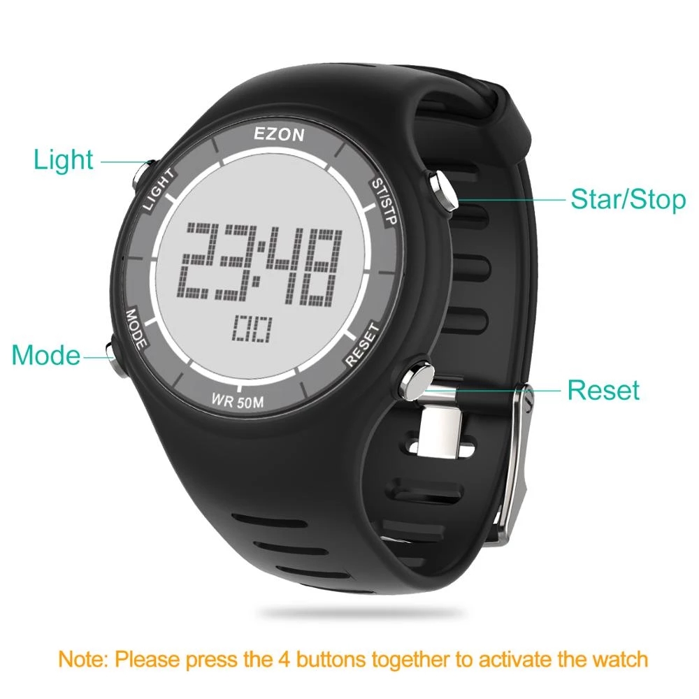 EZON nueva moda mujer reloj de - Digital Alarm Clock reseña y precio