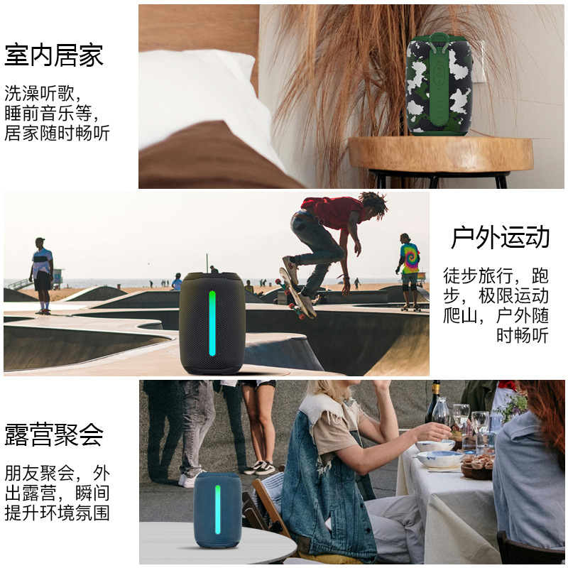 Subwoofer pesado Audio intelig - Bluetooth Speaker Waterproof reseña y precio