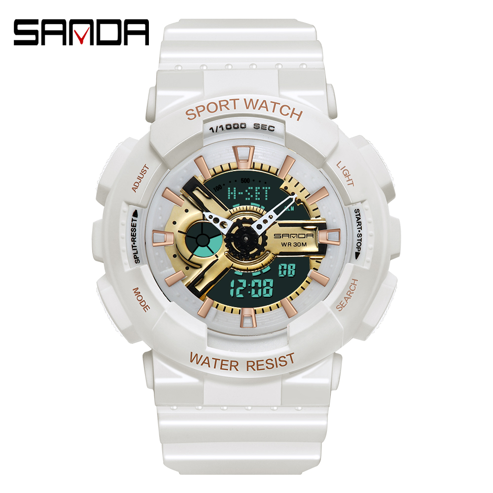 Sanda-reloj Digital para depor - Digital Alarm Clock reseña y precio