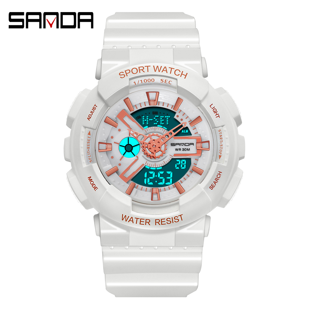 Sanda-reloj Digital para depor - Digital Alarm Clock reseña y precio
