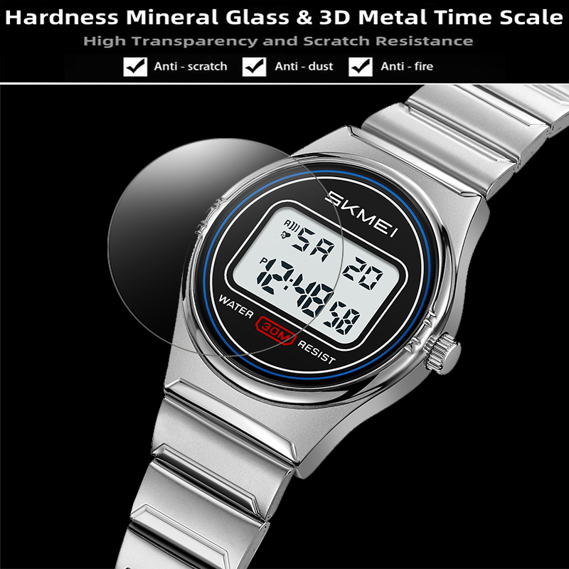 Relojes digitales Skmei para m - Digital Alarm Clock reseña y precio