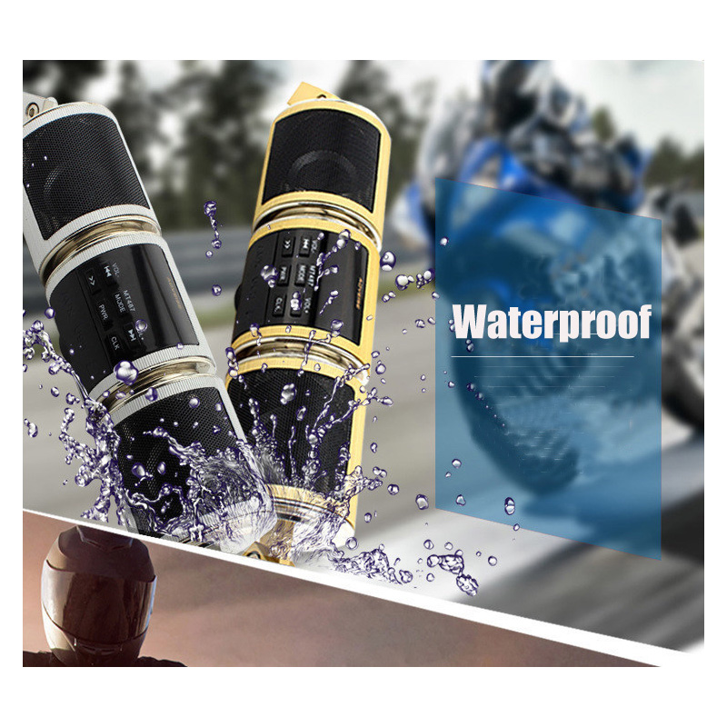 Audio para motocicleta, Radio  - Bluetooth Speaker Waterproof reseña y precio