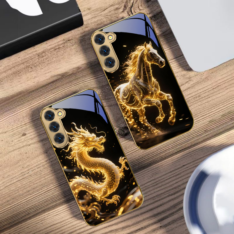 Tótem de dragón dorado para Sa - Samsung Galaxy S24 reseña y precio