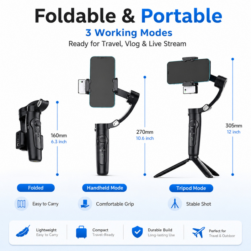 Estabilizador de Gimbal para S - Auto Tracking Tripod reseña y precio