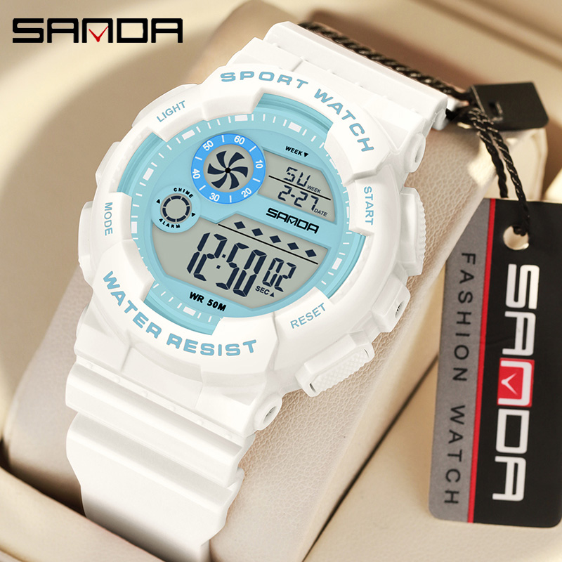 SANDA G estilo moda mujer relo - Digital Alarm Clock reseña y precio
