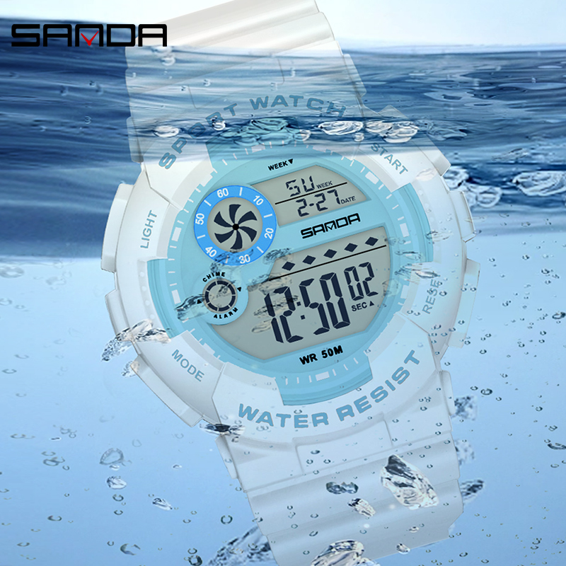 SANDA G estilo moda mujer relo - Digital Alarm Clock reseña y precio