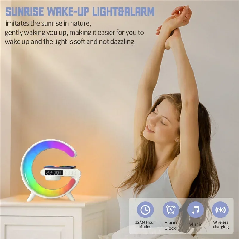 Soporte de cargador inalámbric - Digital Alarm Clock reseña y precio